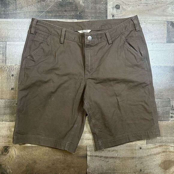 Duluth Trading Co Pants - Duluth trading Co Women’s Size 12 Chino Cargo Shorts Brown Utility Pockets